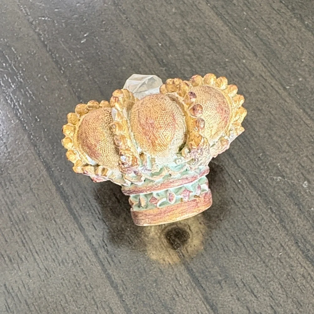 Gold Decorative Wall Hook Finials - Set of 5